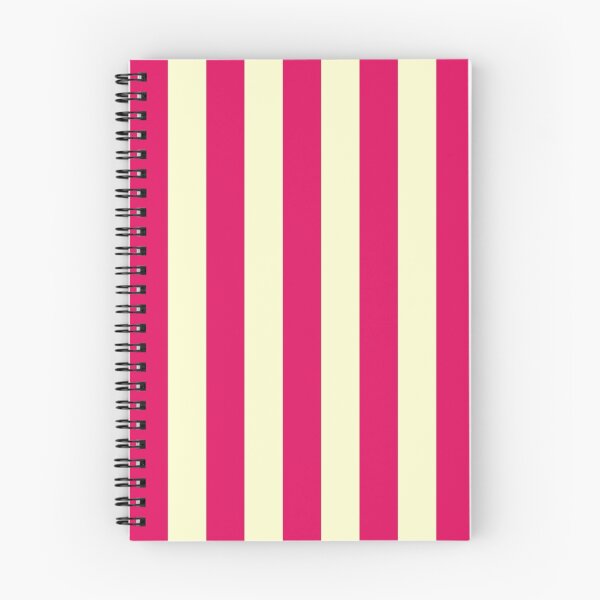 Item preview, Medium RASPBERRY and CREAM Vertical STRIPES designed and sold by RachelMacht.