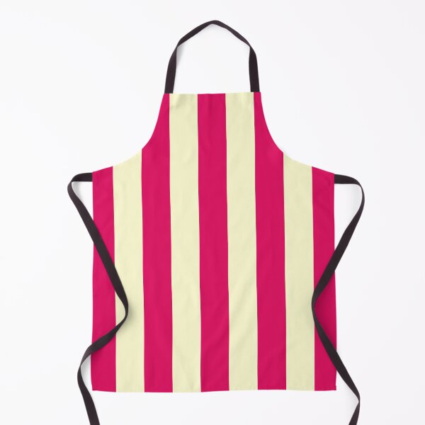 Item preview, Medium RASPBERRY and CREAM Vertical STRIPES designed and sold by RachelMacht.