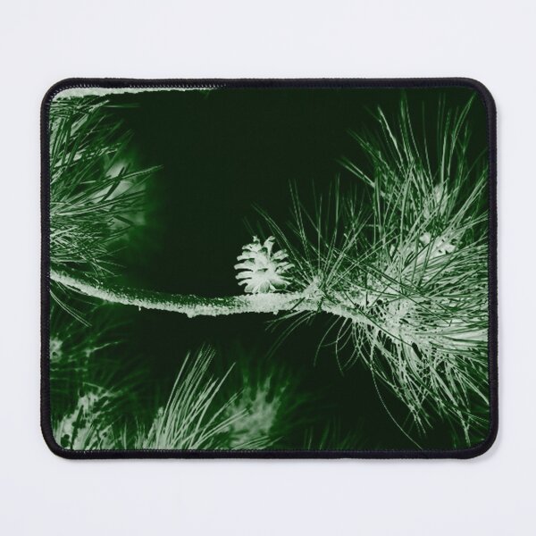 Item preview, Coulter Pine Branch Green Black Background designed and sold by JariHawk.