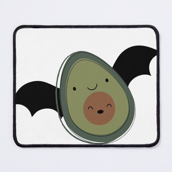 Item preview, Green, Brown, Black Halloween Avocado Bat designed and sold by HaleynBleu.