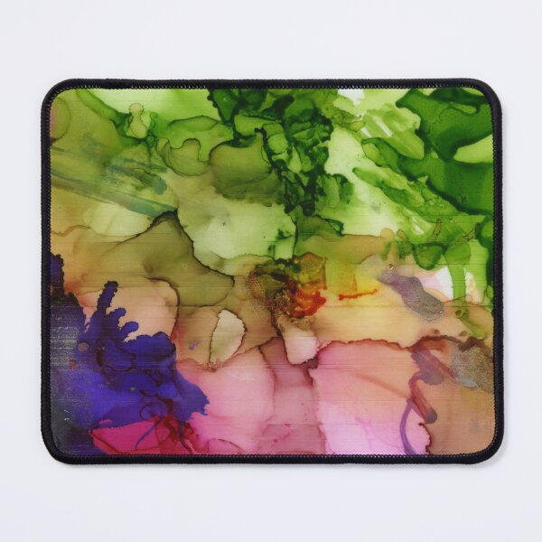 Item preview, Abstract in Green, Pink and Purple - One designed and sold by LymphomaLass.