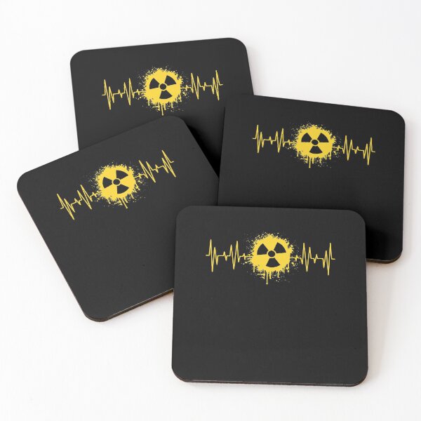 Item preview, Nuclear Radiation Heartbeat EKG Pulse Symbol Sign designed and sold by Dressed For  Duty.