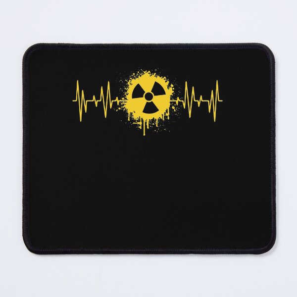 Item preview, Nuclear Radiation Heartbeat EKG Pulse Symbol Sign designed and sold by Dressed For  Duty.