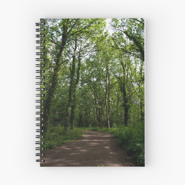 Item preview, Tree lined footpath in the forest designed and sold by RumRagephotos.