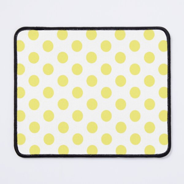 Item preview, Medium YELLOW and WHITE POLKA DOTS designed and sold by RachelMacht.