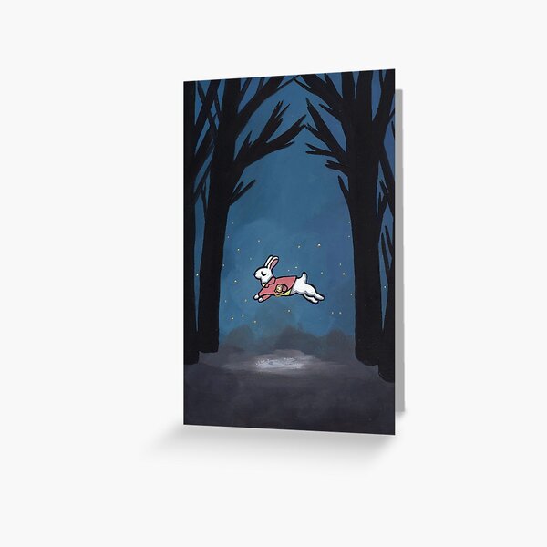 The White Rabbit Greeting Card