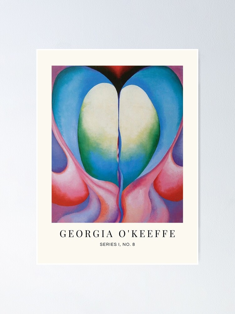 IA O'KEEFFE ポスター Georgia O'Keeffe: Abstraction Blue Poster – MoMA Design Store