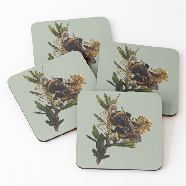 Item preview, Bumble bee on a willow branch designed and sold by Wieskunde.