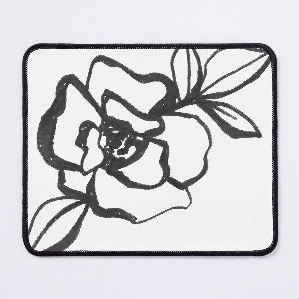Item preview, Sketched Rose - White Background designed and sold by DiviaDesigns.