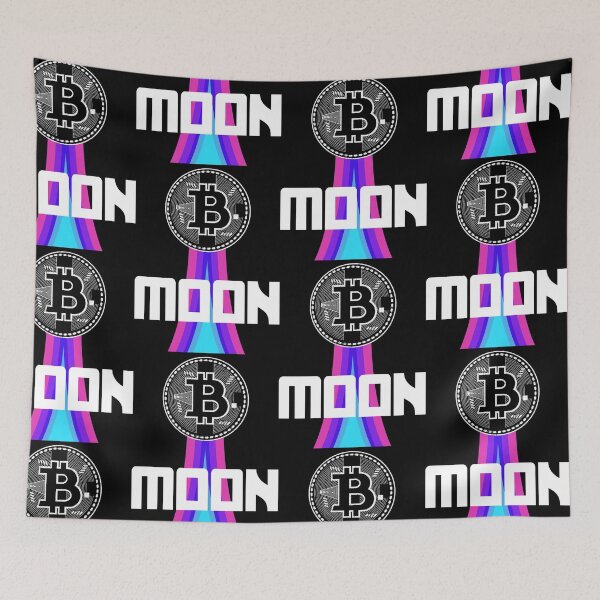 Artikelvorschau, Kryptowährung - Hodl Moon  entworfen und verkauft von pirminio.
