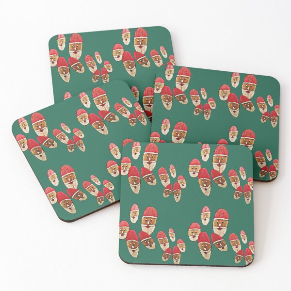 Item preview, Hohoho - Santas - Christmas pattern designed and sold by kikidu21.