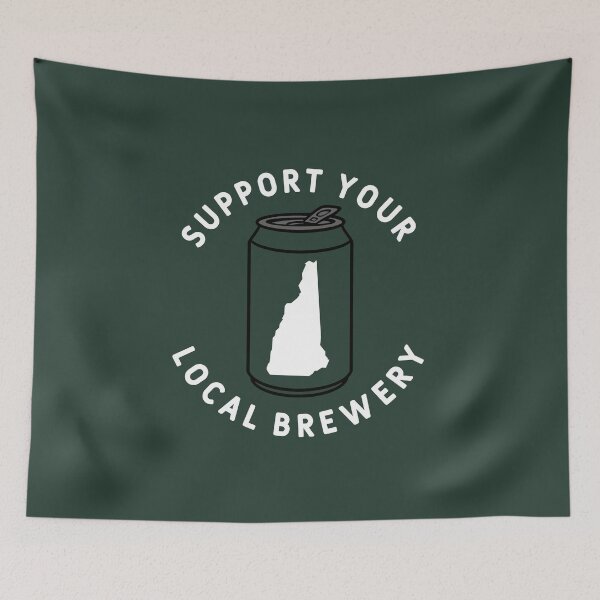 Item preview, Support Your Local Brewery New Hampshire designed and sold by fearcity.