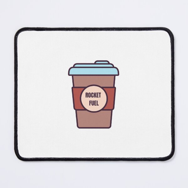 Item preview, Copy of Coffee Cup with Rocket Fuel label designed and sold by emmyschildt.