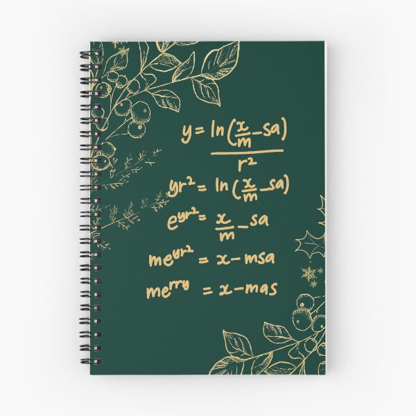 Item preview, Christmas Greeting for Mathematicians gold designed and sold by Calligrapher66.