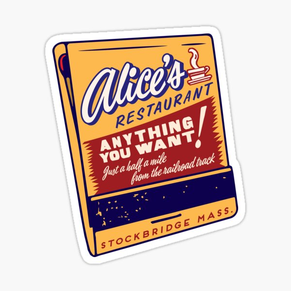 Item preview, Alice's Restaurant designed and sold by MartinRivas.