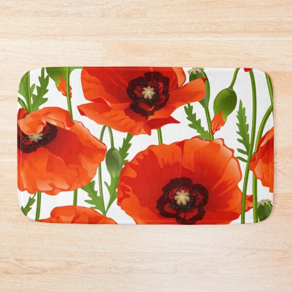 Item preview, Poppy Flowers Pattern designed and sold by WearWolfDesigns.