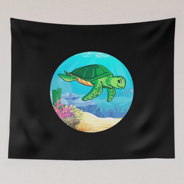 Item preview, Cute Sea Turtle designed and sold by PinkPerfect.