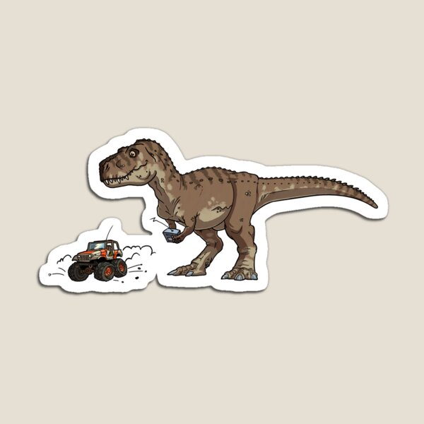 Tyrannosaurus wants to have fun Magnet