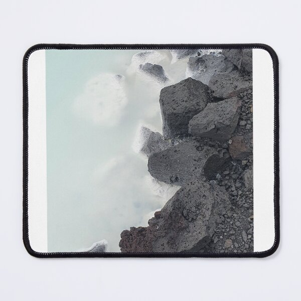 Item preview, Black rocks in blue lagoon Iceland designed and sold by Meo Design.