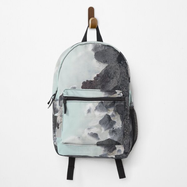 Item preview, Black rocks in blue lagoon Iceland designed and sold by Meo Design.