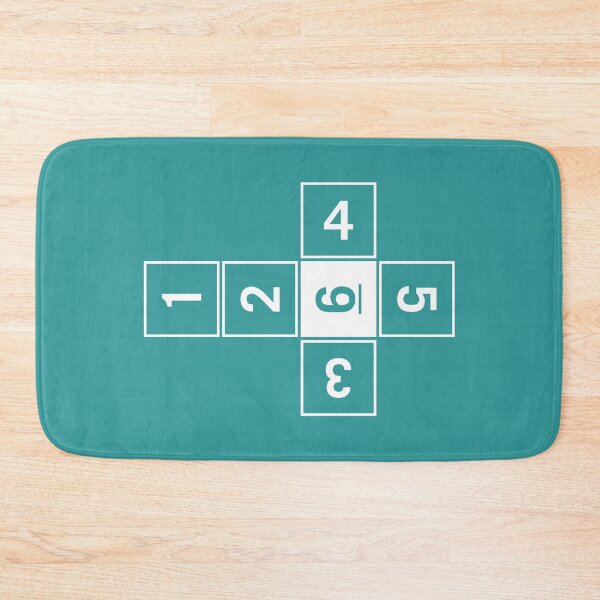 Item preview, Unrolled D6 With Numbers designed and sold by clarkstpress.