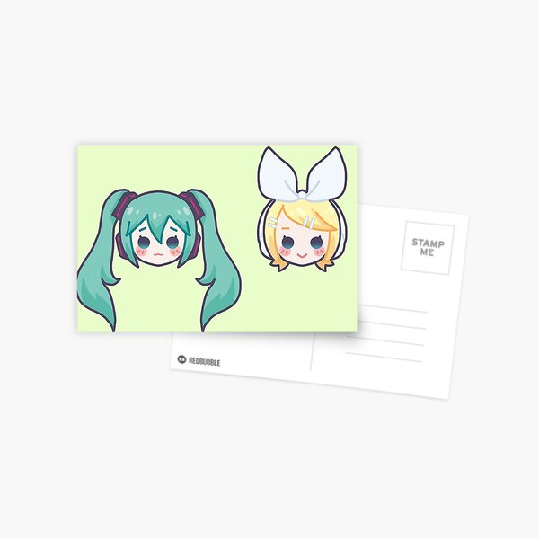 Miku and Rin Chibis Sticker for Sale by Devious-Monster