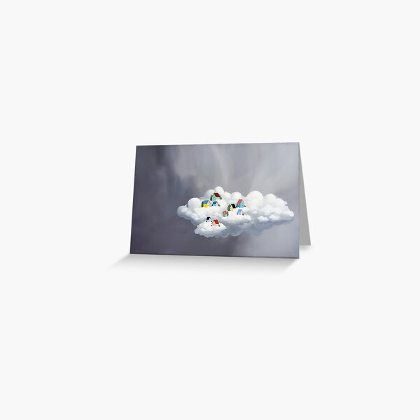 Sky Village Greeting Card