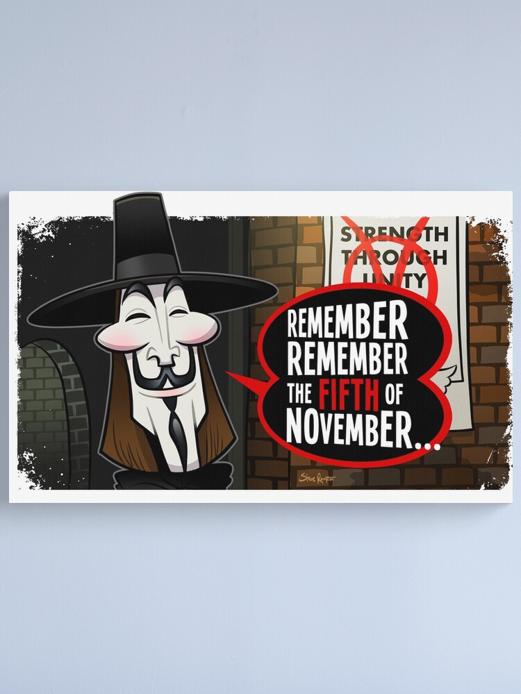 Alternate view of Remember Remember Canvas Print