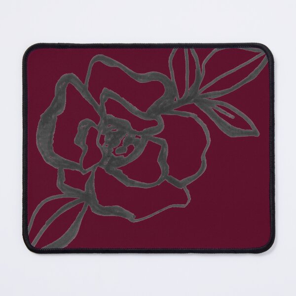 Artikelvorschau, Skizzierte Rose - Dark Red Wine Cabernet Background entworfen und verkauft von DiviaDesigns.