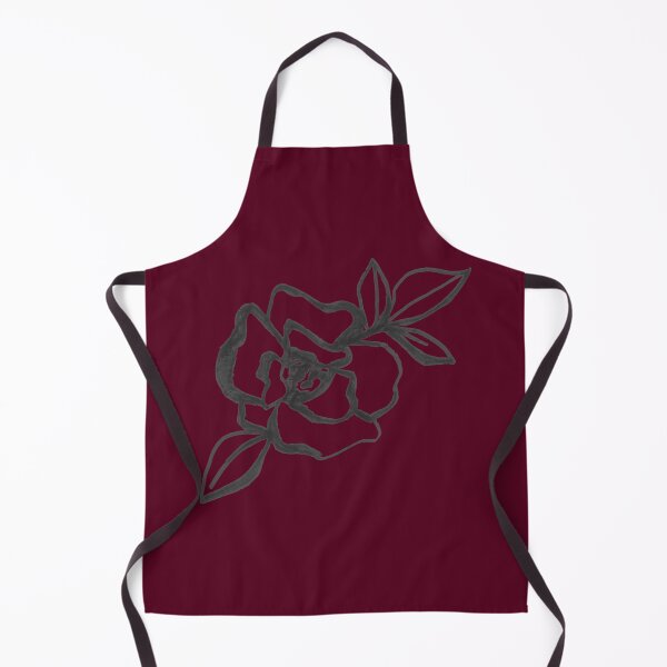 Artikelvorschau, Skizzierte Rose - Dark Red Wine Cabernet Background entworfen und verkauft von DiviaDesigns.