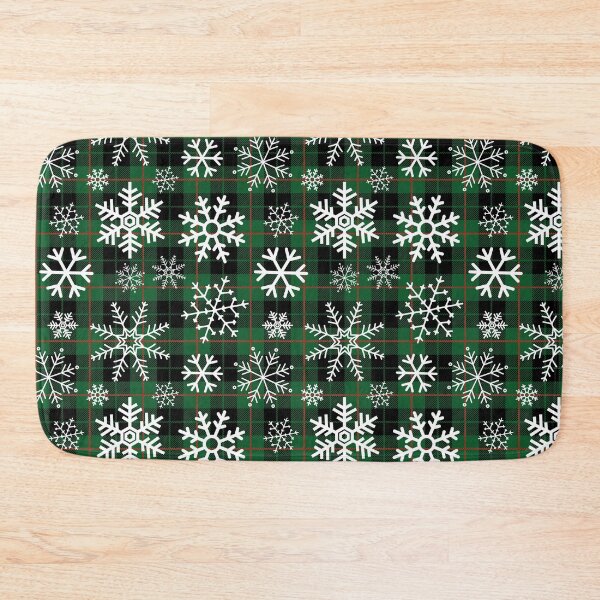 Item preview, Green Winter Simple Snowflake Pattern designed and sold by JABG-01.
