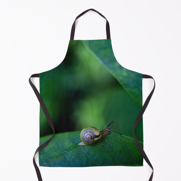 Item preview, Snail on a green leaf designed and sold by HenrikGPhoto.