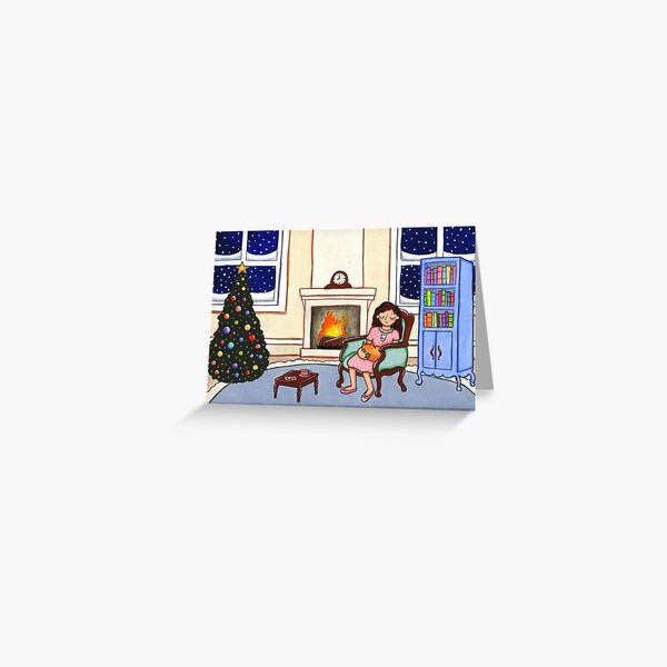 December Night Greeting Card