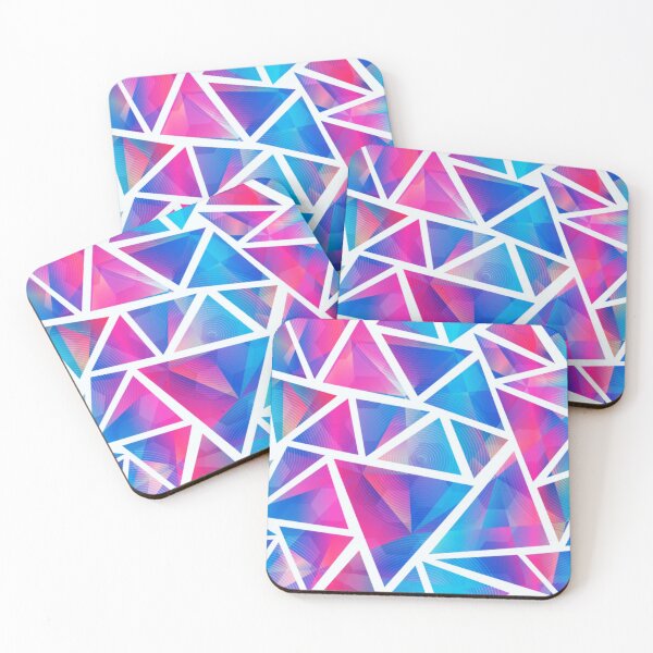 Item preview, Abstract Light Triangle Pattern Vibrant Color  designed and sold by WearWolfDesigns.