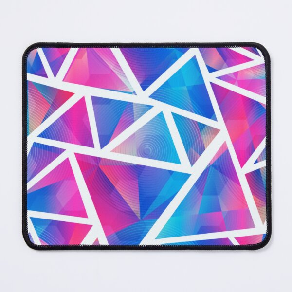 Item preview, Abstract Light Triangle Pattern Vibrant Color designed and sold by WearWolfDesigns.