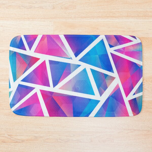 Item preview, Abstract Light Triangle Pattern Vibrant Color  designed and sold by WearWolfDesigns.