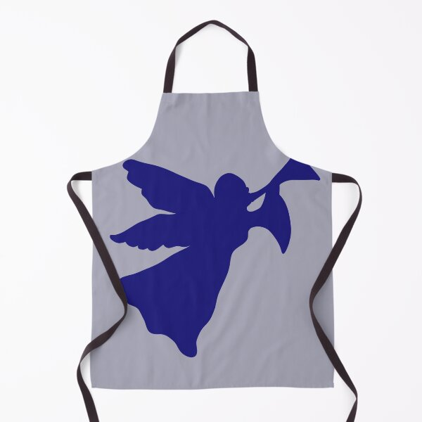 Item preview, Heralding Angel in Blue designed and sold by ArtMeetsPizza.