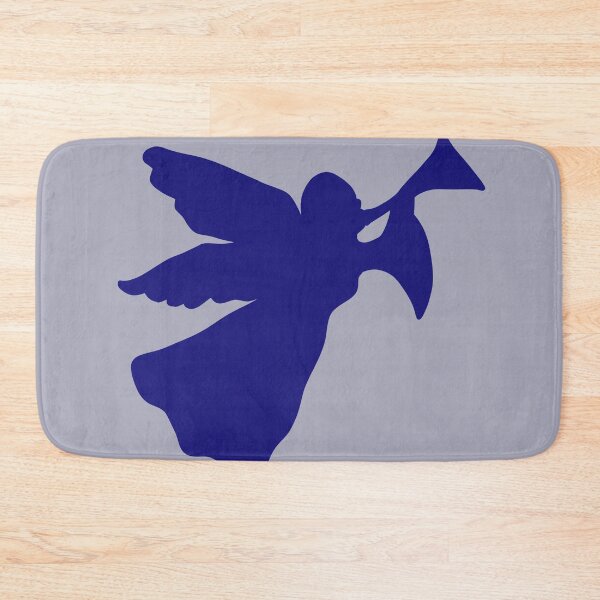 Item preview, Heralding Angel in Blue designed and sold by ArtMeetsPizza.