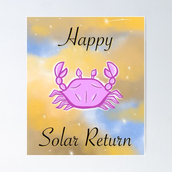Item preview, Happy solar return - cancer designed and sold by Amandacrystal.