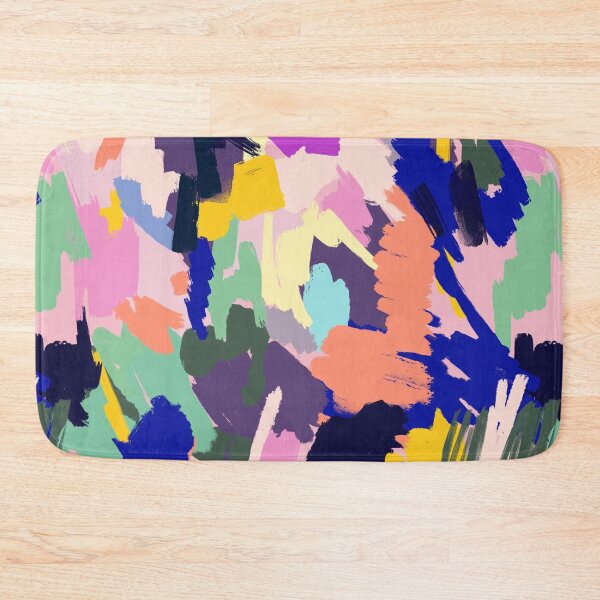 Item preview, Very Peri Abstract Strokes Texture Colorful Blue designed and sold by ninoladesign.