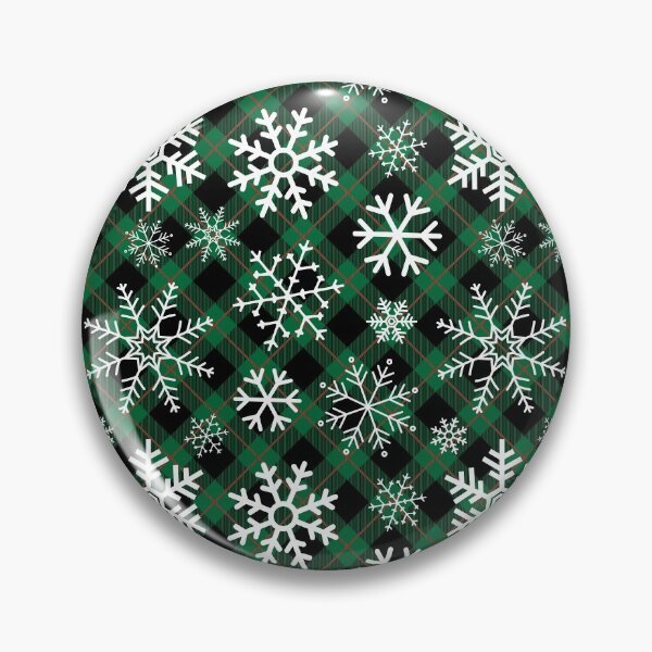 Item preview, Green Winter Simple Snowflake Pattern designed and sold by JABG-01.