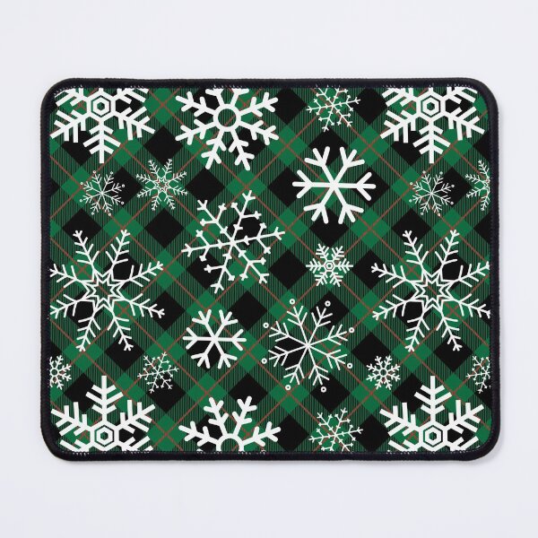 Item preview, Green Winter Simple Snowflake Pattern designed and sold by JABG-01.