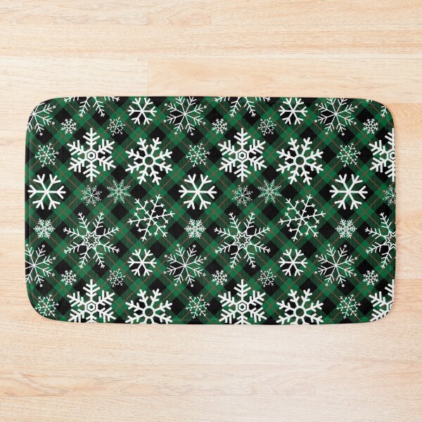 Item preview, Green Winter Simple Snowflake Pattern designed and sold by JABG-01.