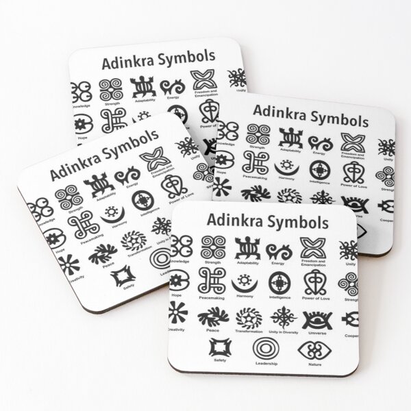 Artikelvorschau, Adinkra-Symbole entworfen und verkauft von Luzthealchemist.