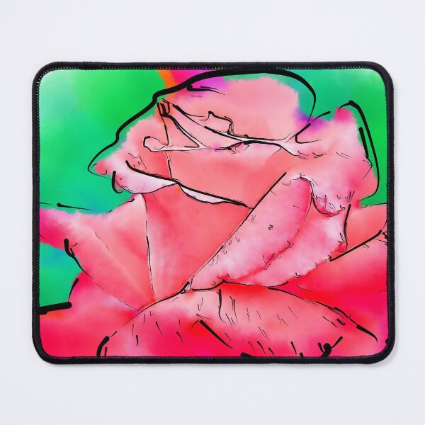 Item preview, Subtle Red Rose In Abstract Watercolor designed and sold by KirtTisdale.
