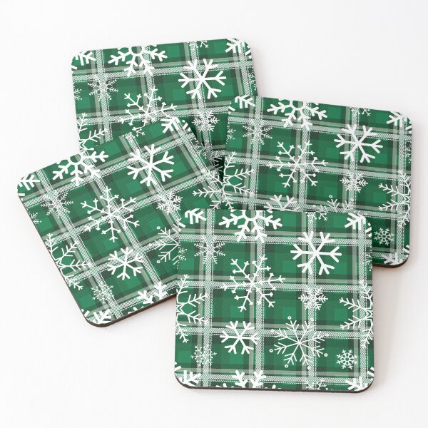 Item preview, Green Winter Simple Snowflake Pattern designed and sold by JABG-01.
