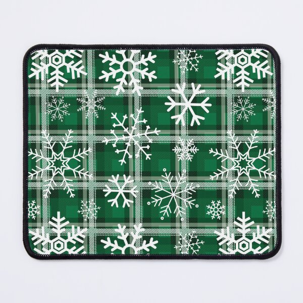 Item preview, Green Winter Simple Snowflake Pattern designed and sold by JABG-01.