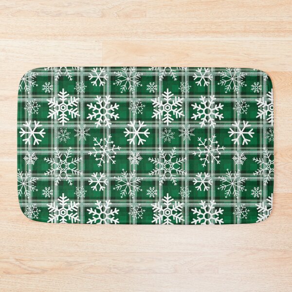 Item preview, Green Winter Simple Snowflake Pattern designed and sold by JABG-01.