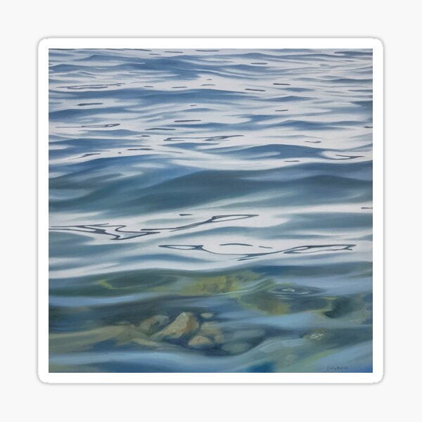Item preview, Exit Strategy - lake painting designed and sold by Emily Bickell.
