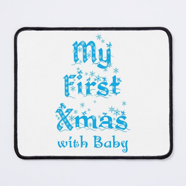Item preview, My first Xmas with baby (blue) designed and sold by RicardoPeragua.